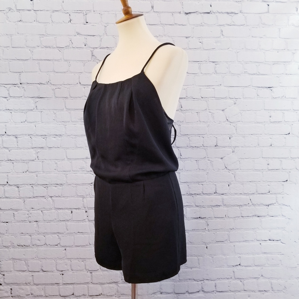 Six Crisp Days Mesh Back Romper, Size S - Picture 7 of 14